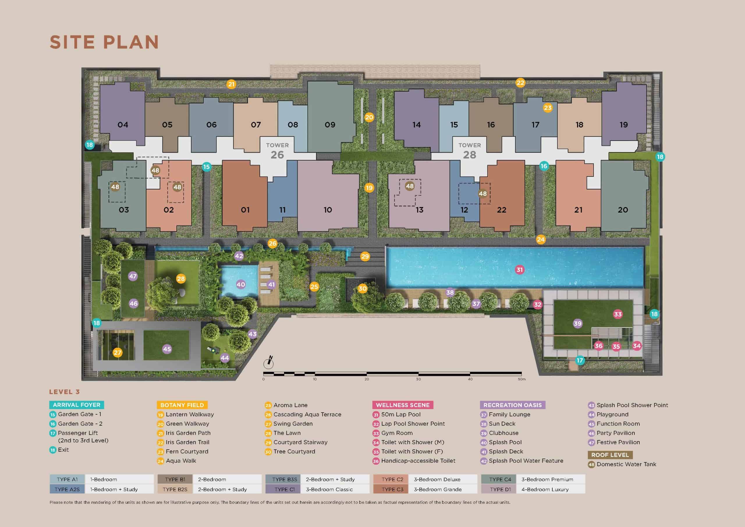 Sceneca Residence Site Plan B