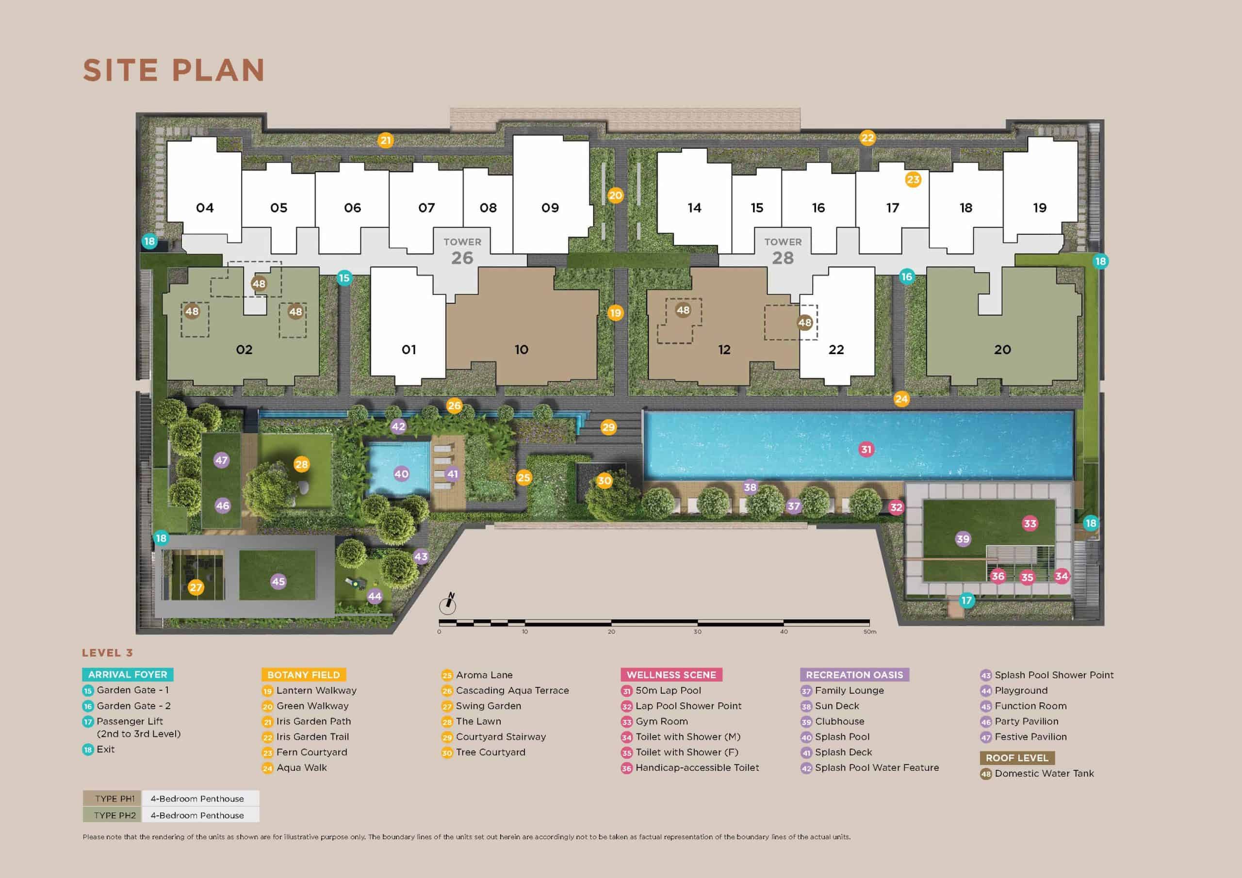 Sceneca Residence Site Plan C